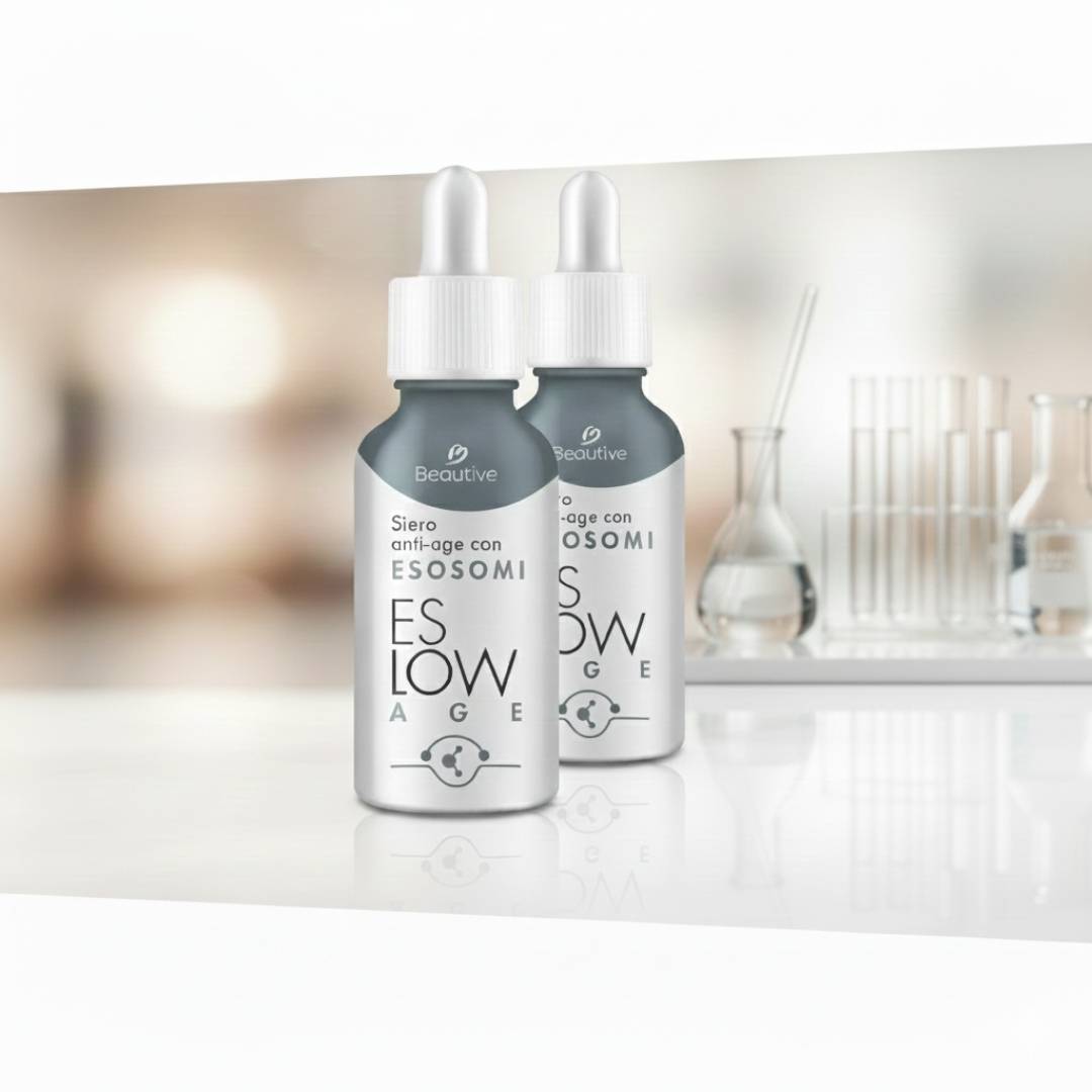 Due confezioni eleganti di crema Eslow Age presentate insieme per l'offerta 2x1, con etichetta ben visibile.